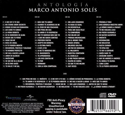 Antología (Marco Antonio Solís album) httpsartistxitedeimgcachealbum00341300341