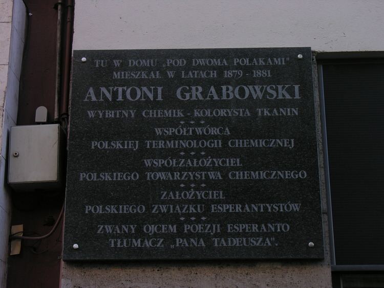 Antoni Grabowski Antoni Grabowski Biography Engineer Poet Writer Esperantist