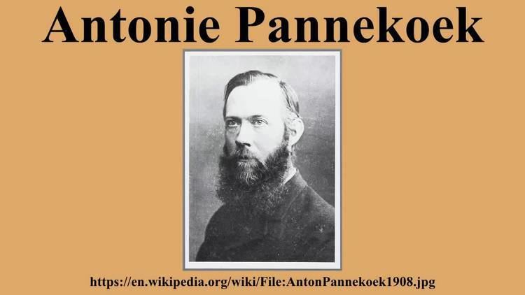 Antonie Pannekoek Antonie Pannekoek YouTube