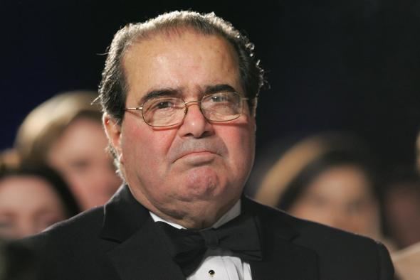 Antonin Scalia Is Antonin Scalia in denial about his own homophobia
