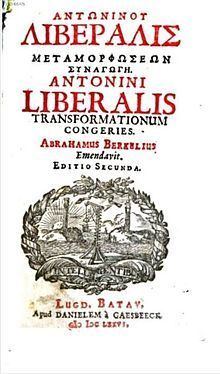 Antoninus Liberalis httpsuploadwikimediaorgwikipediacommonsthu