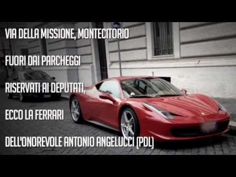 Antonio Angelucci Casta il deputato Angelucci Pdl va in Ferrari a Montecitorio
