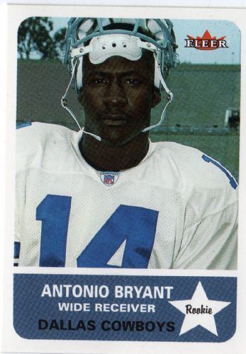 Antonio Bryant DALLAS COWBOYS Antonio Bryant 271 Rookie FLEER Tradition