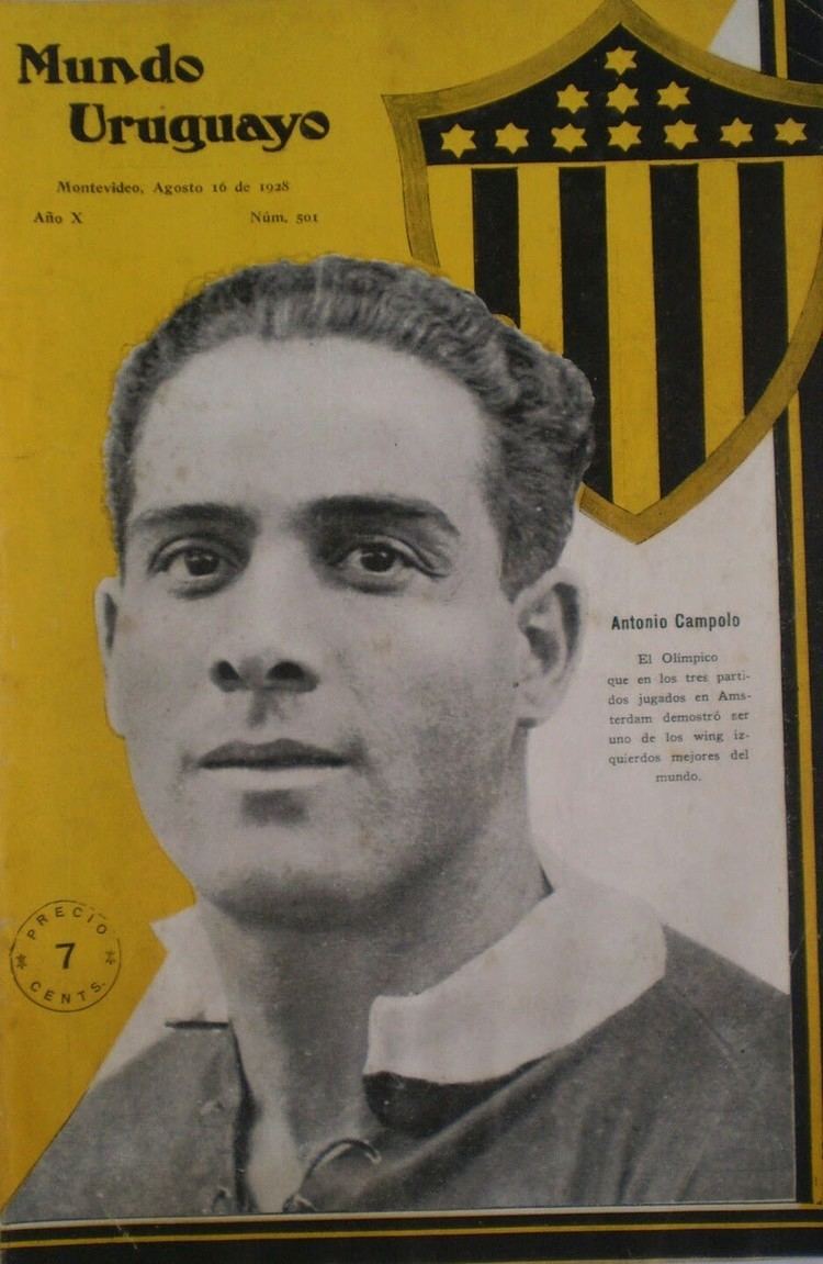Antonio Campolo Antonio Campolo of Penarol Uruguay in 1928 1920s Football
