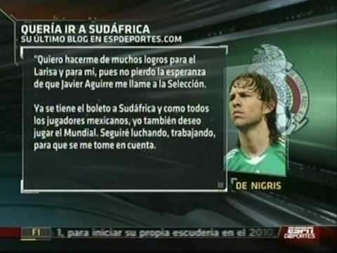 Antonio de Nigris antonio de nigris muere reportaje de espn deportes 2009 parte 3wmv