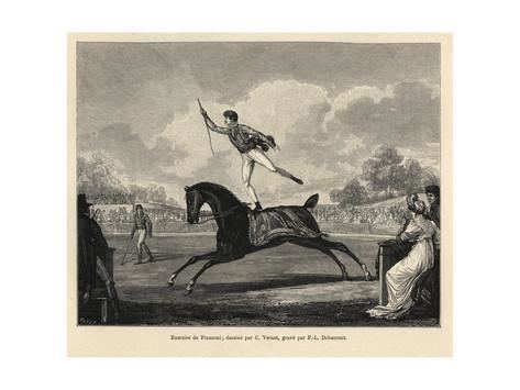 Antonio Franconi Antonio Franconi the Equestrian Acrobat 1800 Giclee