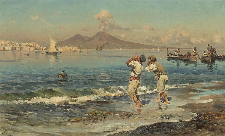File:Antonino Leto - Una veduta del golfo di Napoli con i pescatori nella prioritÃ  alta.jpg