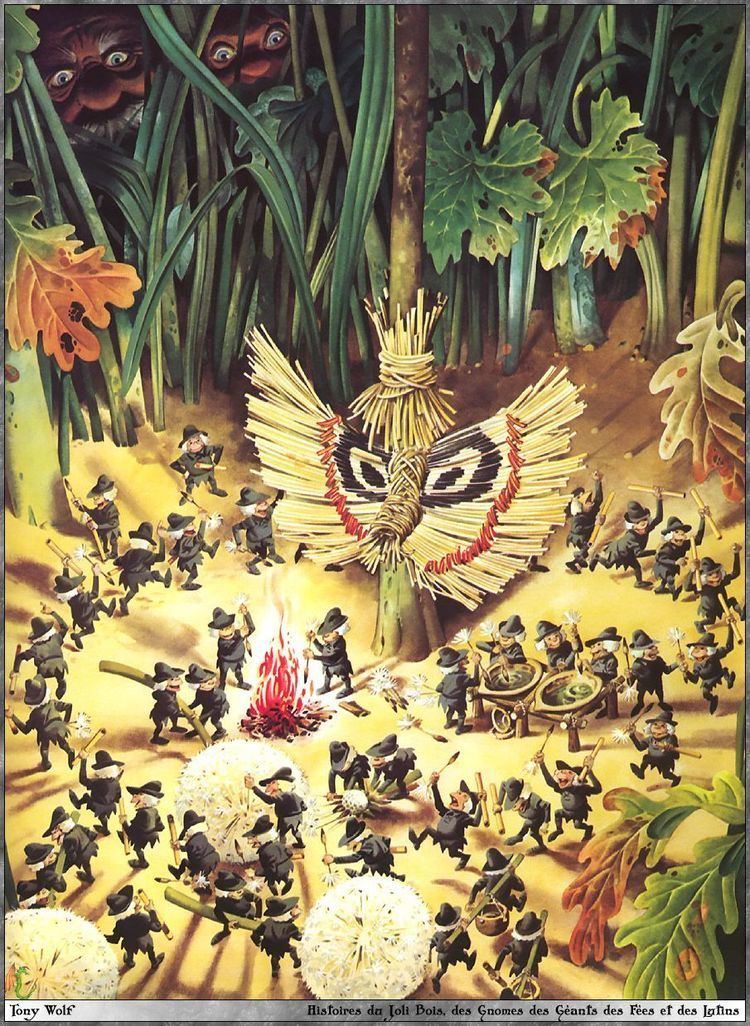 Antonio Lupatelli Gnomes elves and fairies by Tony Wolf Antonio Lupatelli MinaVaan