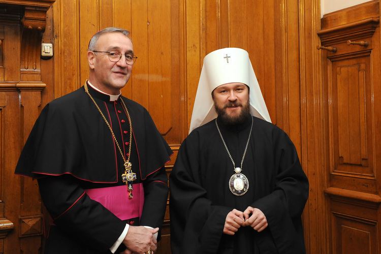 Antonio Mennini His Holiness Patriarch Kirill receives Archbishop Antonio