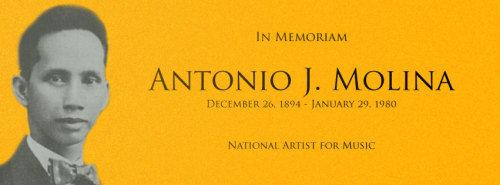 Antonio Molina (composer) Official Gazette of the Philippines Today we remember the passing