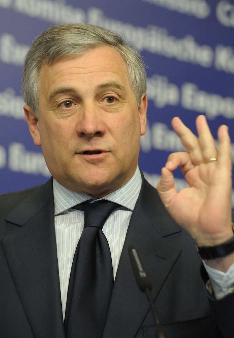 Antonio Tajani Classify Italian politician Antonio Tajani new President of the