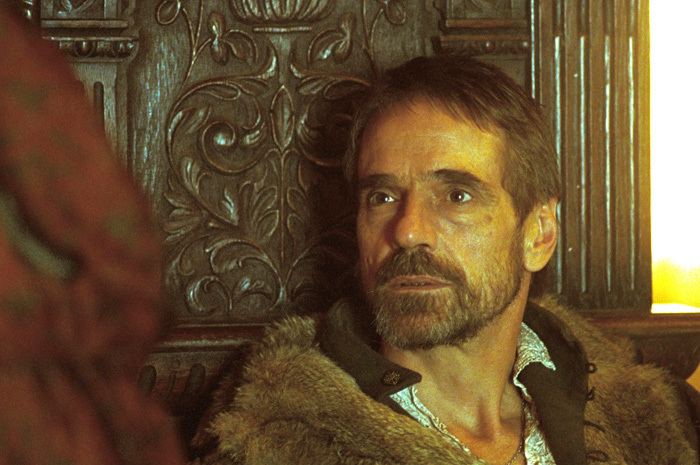 Jeremy Irons as Antonio in a scene from the 2004 romantic drama film, The Merchant of Venice