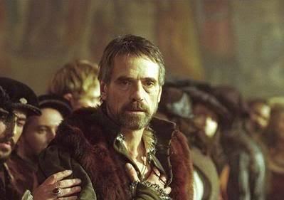 Jeremy Irons as Antonio in a scene from the 2004 romantic drama film, The Merchant of Venice