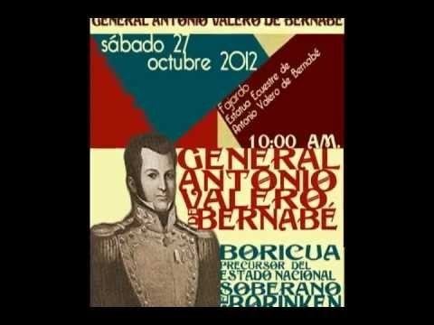 Antonio Valero de Bernabé Actos Conmemorativos Natalicio 222 del General Antonio Valero de
