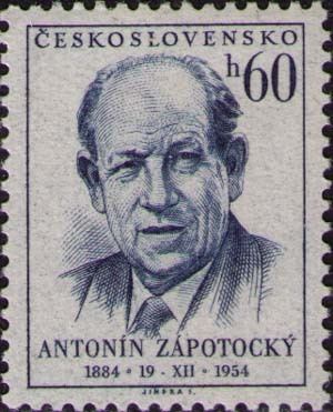 Antonín Zápotocký PhilateliaNet The literature Stamps Antonn Zpotock