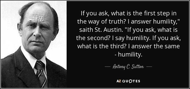 Antony C. Sutton QUOTES BY ANTONY C SUTTON AZ Quotes