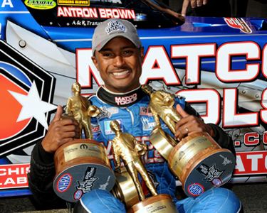Antron Brown Business Alum Antron Brown Driven to Success in Drag Racing