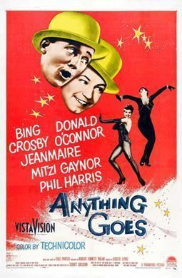 Anything Goes (1956 film) movie poster