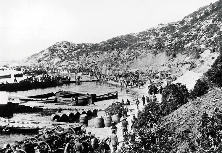 ANZAC Cove Anzac Cove Gallipoli 1915 History Today