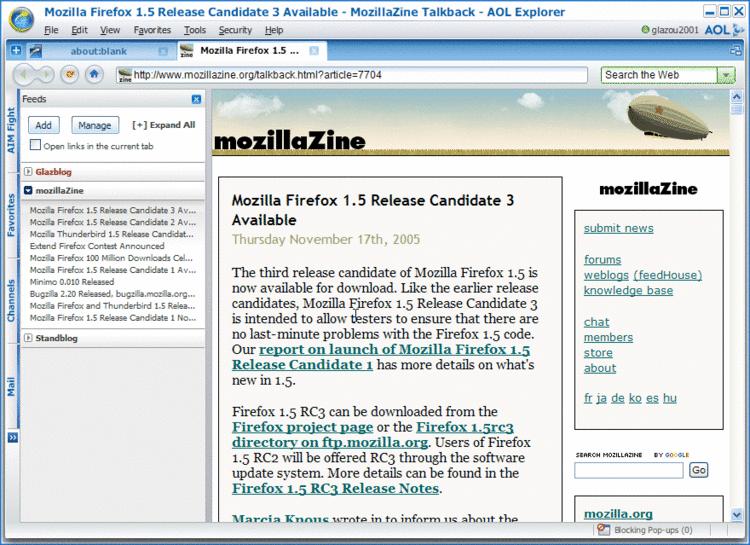 AOL Explorer AOL Explorer ltGlazbloggt