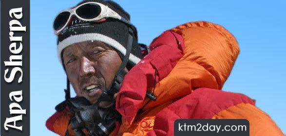 Apa Sherpa Apa Sherpa ascends Mt Everest record 20th time ktm2daycom