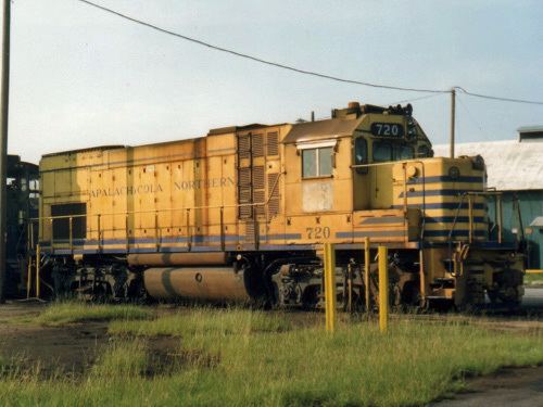 Apalachicola Northern Railroad hawkinsrailsnetshortlinesanan720ajpg
