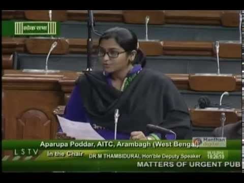 Aparupa Poddar Aparupa Poddar speaks on punctuality of Indian Railways in Lok Sabha