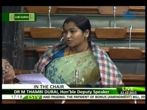 Aparupa Poddar Aparupa Poddar speaks in Lok Sabha on the Payment of Bonus Amendment