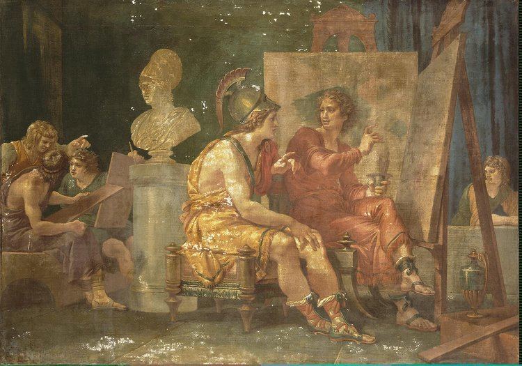 Apelles Cades Giuseppe Alexander the Great in the Workshop of Apelles