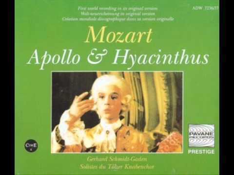 Apollo et Hyacinthus Mozart En Duos conspicis Apollo et Hyacinthus Cieslewicz YouTube