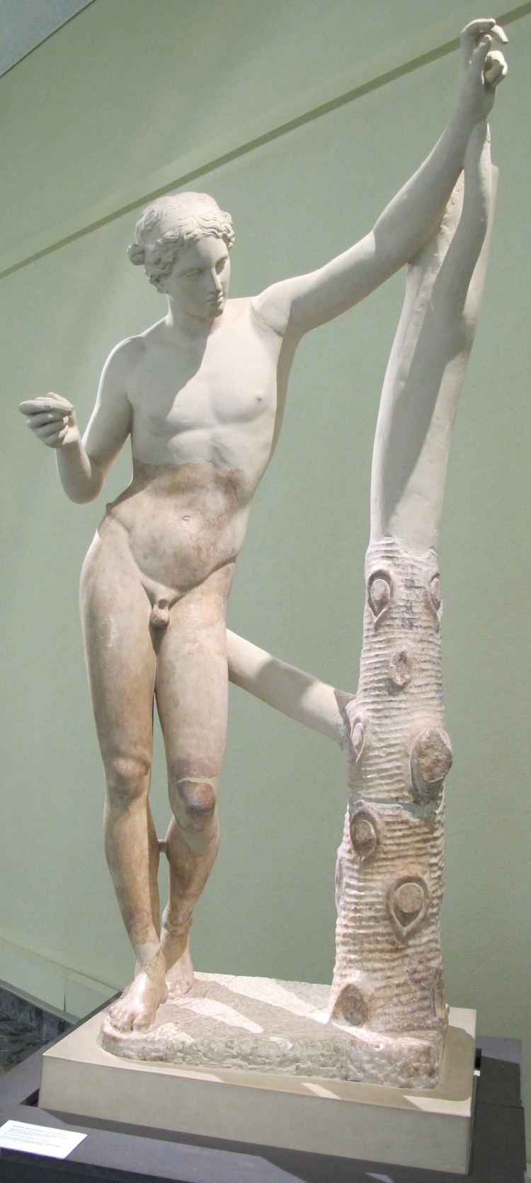 Apollo Sauroctonos FileDa prassitele apollo sauroctono in marmo pentelico copia