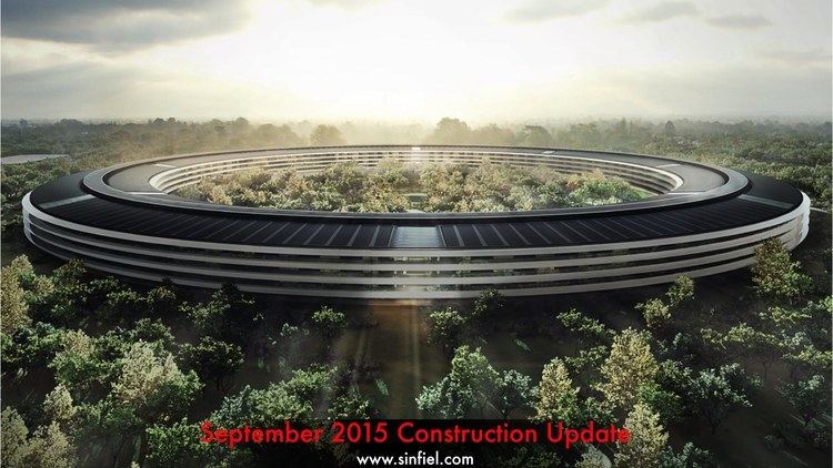 Apple Park Apple Campus 2 Construction Sept 2015 Update feat Steve Jobs YouTube