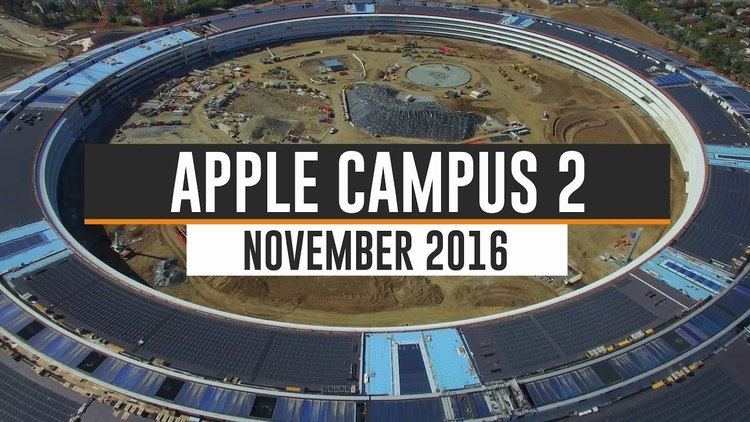 Apple Park APPLE CAMPUS 2 November 2016 Update 4K YouTube