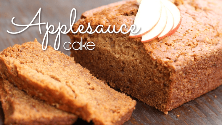 Applesauce cake Vegan Applesauce Cake Vegan Cooking With Love