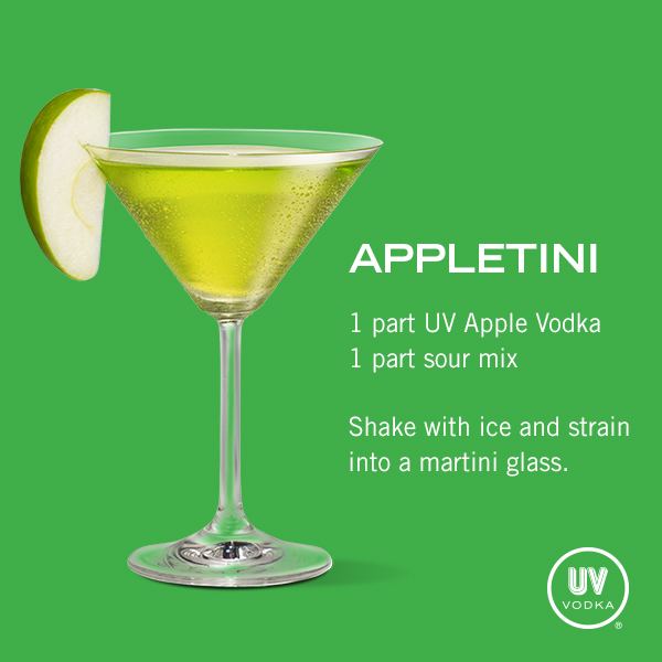 Appletini UV Vodka Appletini Recipe