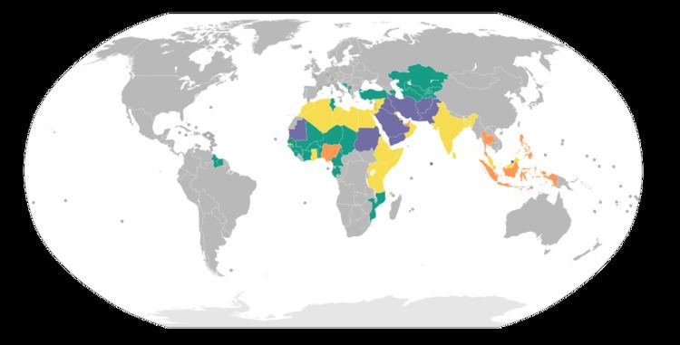 Application of Islamic law by country