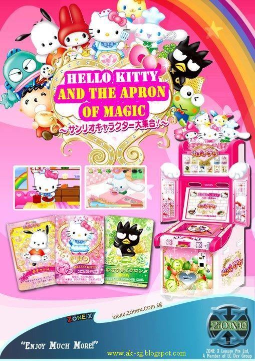 Apron of Magic Animal Kaiser S39pore New cardgame machine Hello Kitty and the