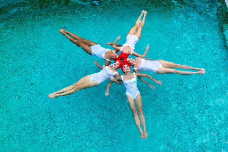 Aqualillies Synchronized Swimming for events parties weddings amp more