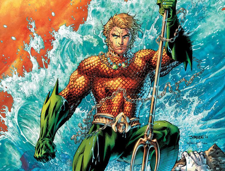 Aquaman We have our first look at Aquaman39s complete suit and it rocks