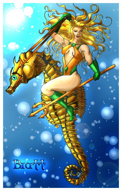 Aquawoman Aqua Woman by BrattB on DeviantArt