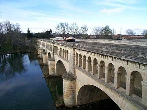 Aqueducts on the Canal du Midi