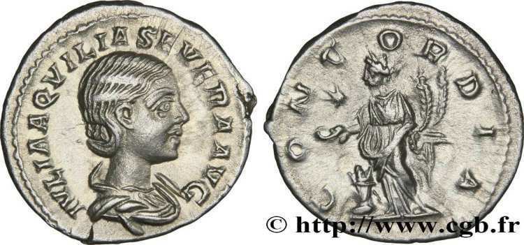 Aquilia Severa Aquilia Severa Roman Imperial Coins reference at WildWindscom
