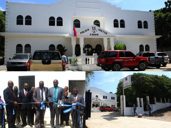 Aquin Haiti Justice Inauguration of the new Court of Aquin