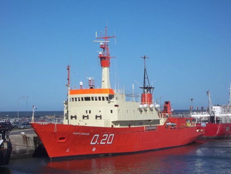 ARA Puerto Deseado (Q-20) Zarp el buque argentino oceanogrfico ARA Puerto Deseado Taringa