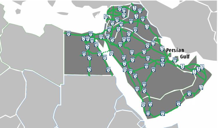 Arab Mashreq International Road Network