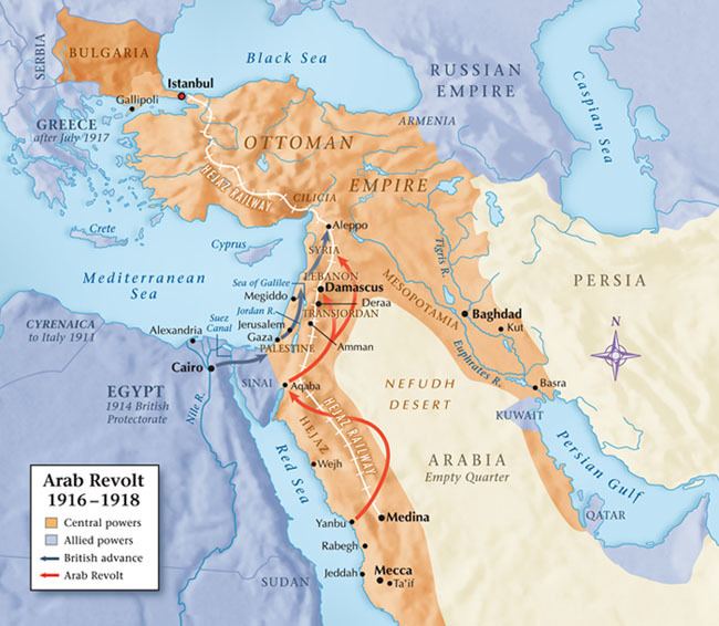 Arab Revolt Creating Chaos Lawrence of Arabia and the 1916 Arab Revolt HistoryNet