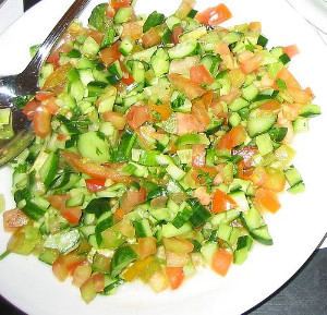Arab salad Arab salad recipe how to make vegetable salads how to make simple
