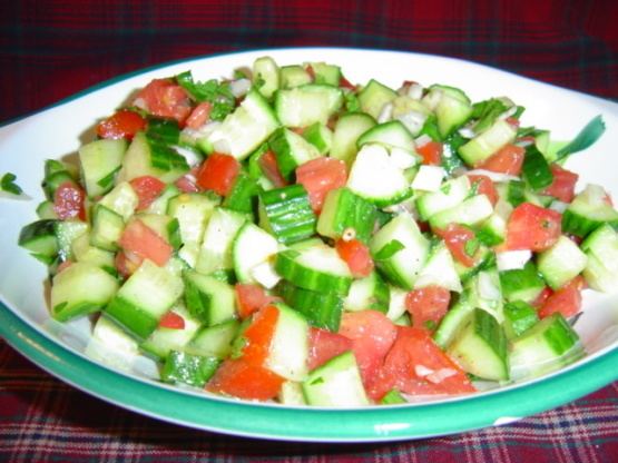 Arab salad Arabic Salad Recipe Foodcom