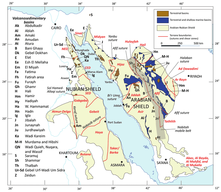 Arabian-Nubian Shield Geosciences Free FullText Volcanosedimentary Basins in the