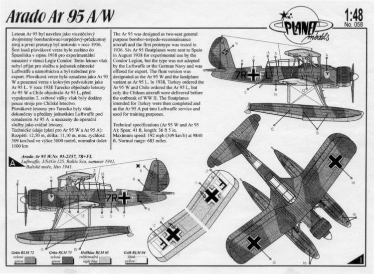 Arado Ar 95 CMK Kits ESHOP